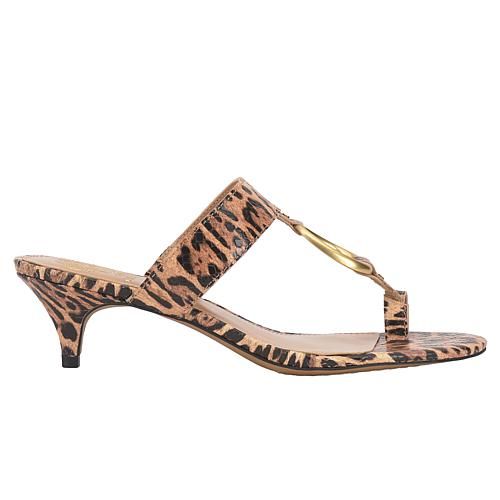 Kimena Leather Thong Sandal - Panna Creme