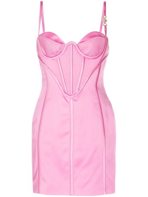 Medusa corset mini dress - Pink