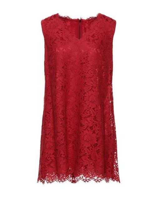 Woman Mini dress Red Size 2 Cotton, Viscose, Polyamide