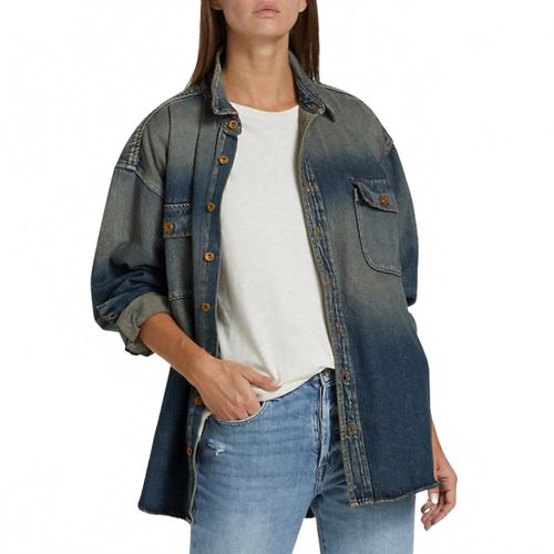 Women's Busy Boyfriend Denim Shirt In Seine Wash