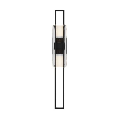 Duelle 1-Light 28.00"H LED Wall Sconce in Nightshade Black