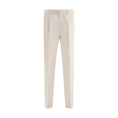 Cotton Trousers — Beige