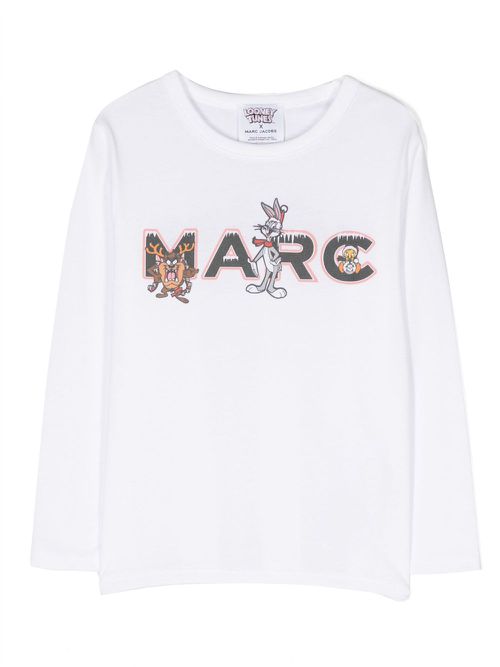 X Looney Tunes long-sleeve cotton T-shirt - White