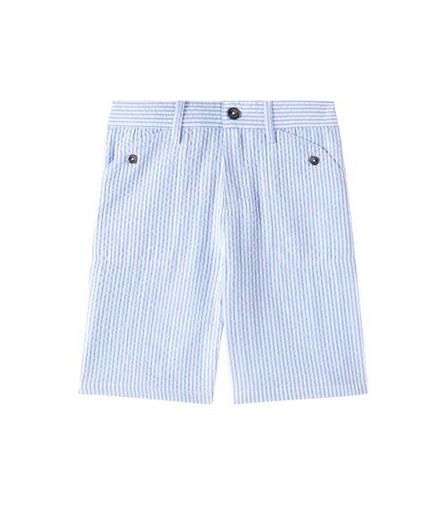 Tartine et Chocolat Striped cotton seersucker shorts