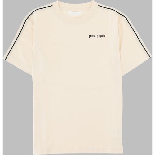 Palm Angels Pa Minitrack Reg. T Shirt S/S Black Off White