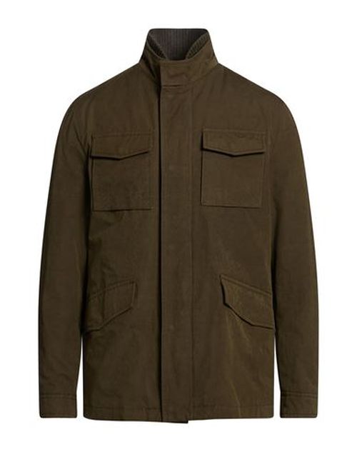 Man Jacket Military green Size 38 Cotton, Polyester, Polyamide