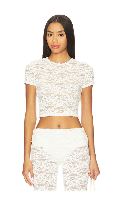 Bananhot Nana Top in Cream Lace - Cream. M also in