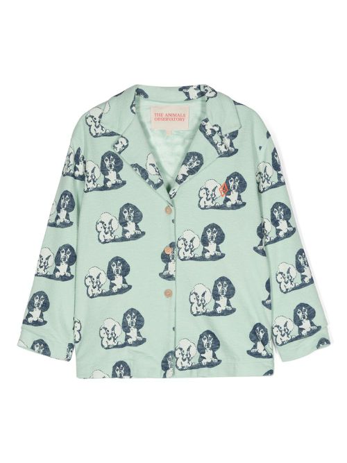 Falcon single-breasted blazer - Green