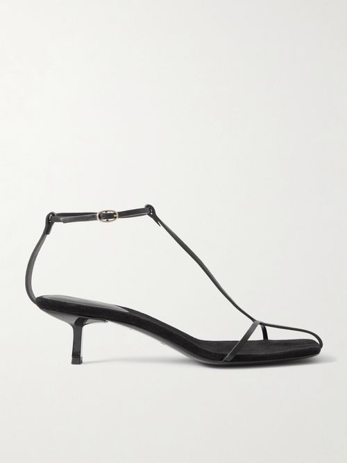 Jumel Leather Sandals - Black