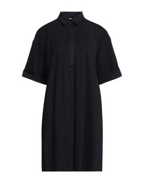 Alpha Studio Woman Mini dress Navy Size 10 Cotton, Elastane