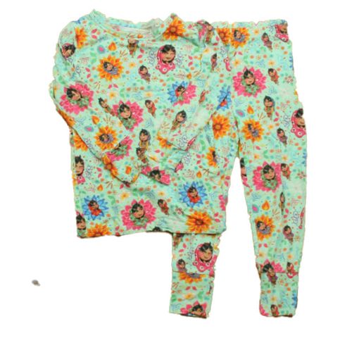Girls Aqua 2-piece Pajamas