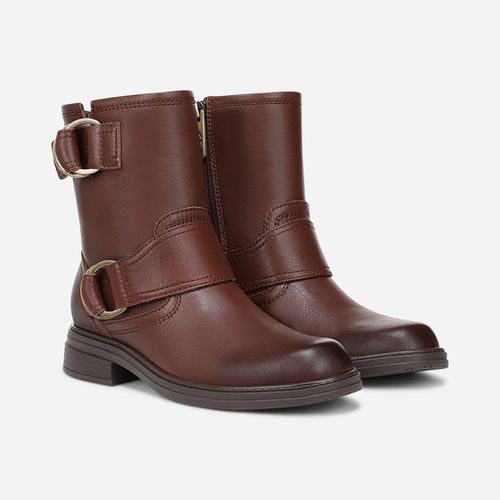Optimus Moto Boots, Cappuccino Brown Leather