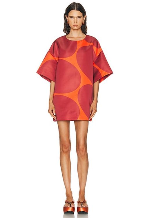 Dries Van Noten Dekkora Dress in Orange - Orange,Red. M also in