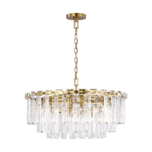 Arden 16-Light Chandelier in Burnished Brass by Chapman & Myer