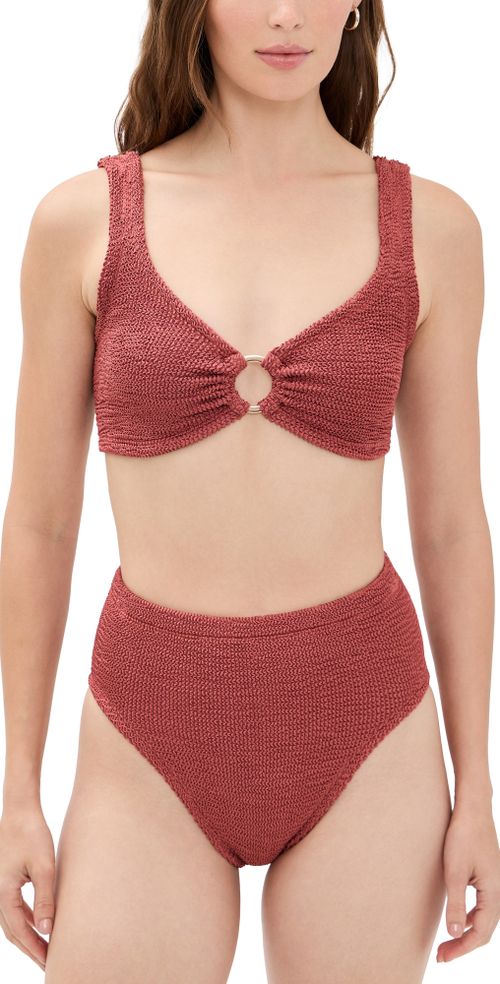 Women's Bikini Set METALLIC ROSEWOOD One Size