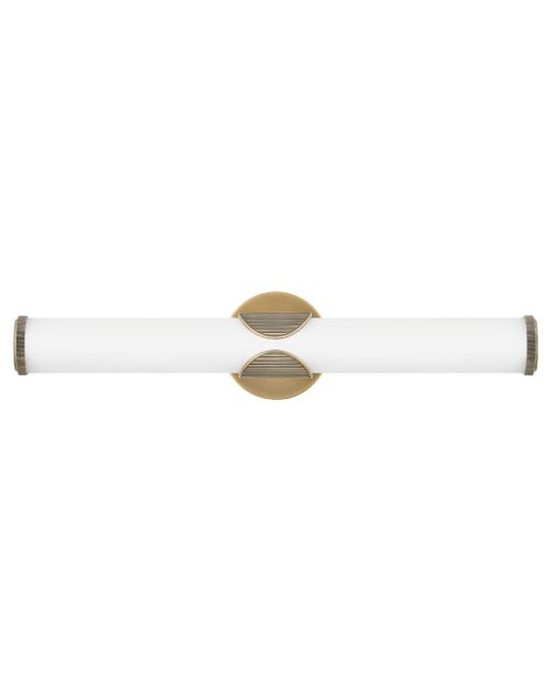 Lacquered Brass LED Vanity from the Femi Collection