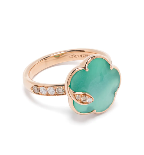 Petit Joli Lunaire Ring — green