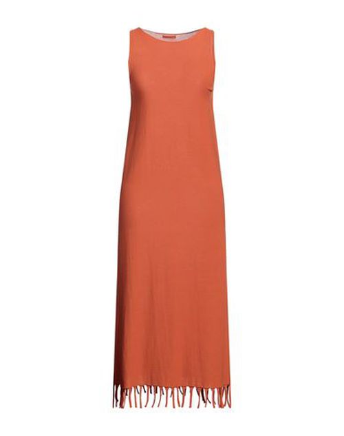Archivio B Woman Midi dress Orange Size S Cotton