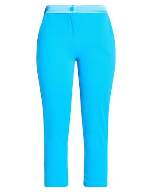 Woman Pants Azure Size 6 Polyester, Elastane