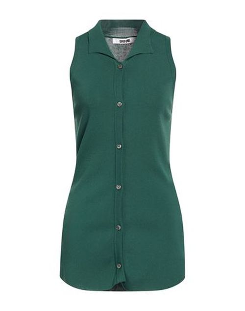 Woman Cardigan Dark green Size 6 Viscose, Polyamide