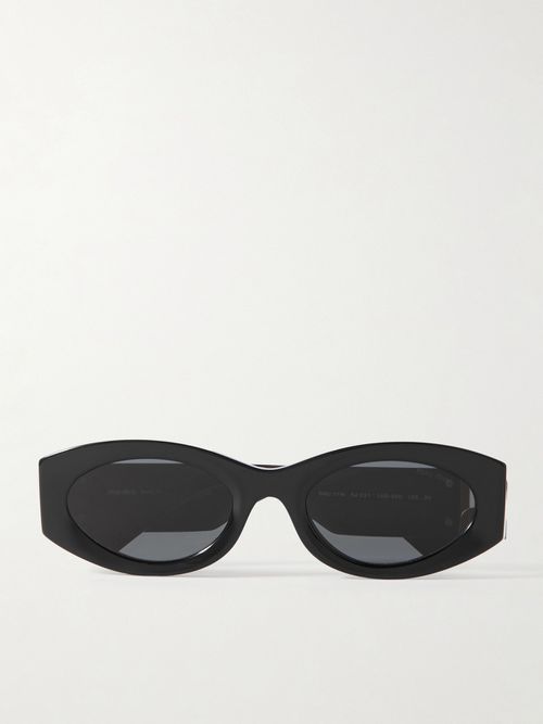 Glimpse Oval-frame Acetate Sunglasses
