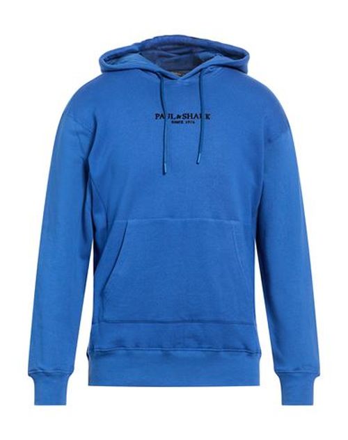 Man Sweatshirt Azure Size M Cotton