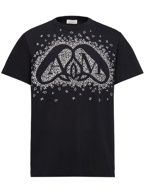 Exploded Charm cotton T-shirt - Black