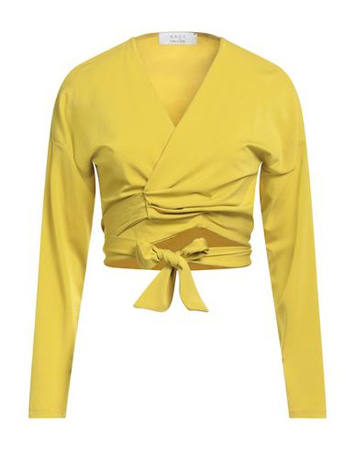Kaos Woman Top Mustard Size 6 Acetate, Polyamide, Elastane