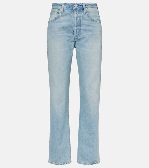 Baretta high-rise straight jeans