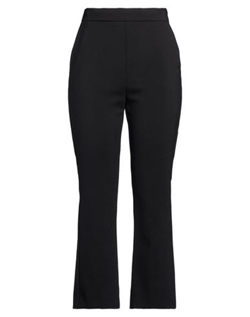 Woman Pants Black Size 6 Virgin Wool, Elastane