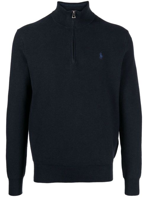Polo Pony cotton jumper - Blue