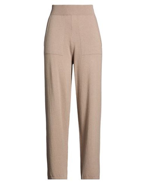 Leisure Woman Pants Beige Size L Wool, Cashmere