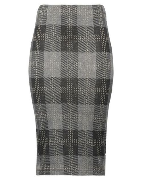 Woman Midi skirt Black Size XL Viscose, Polyester, Elastane