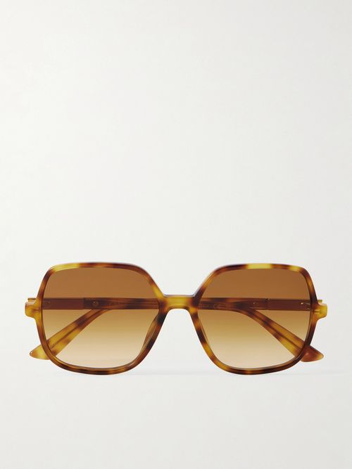 Judy Round-frame Tortoiseshell Acetate Sunglasses