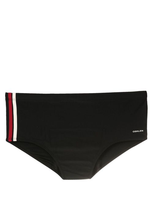 Stripe-detail swim trunks - Black
