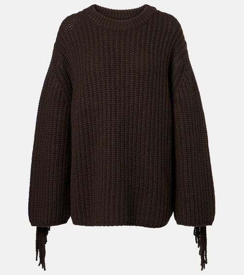 Hilma fringed oversized sweater