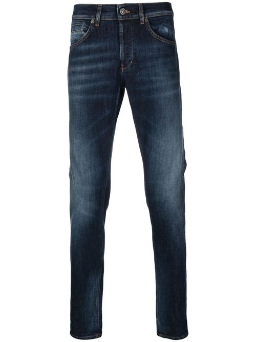 Stonewashed skinny jeans - Blue