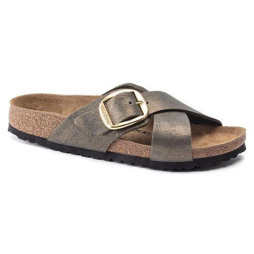 Women's Siena Big Buckle Suede Sandals