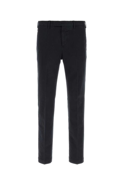 Stretch Cotton Trousers — Blue