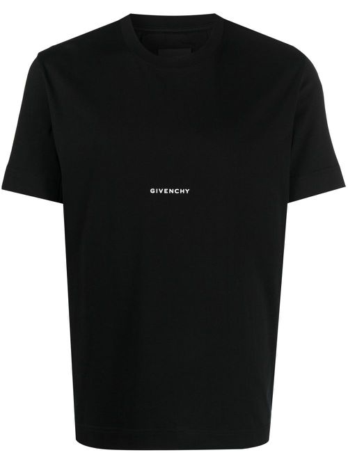 Small logo-print T-shirt - Black