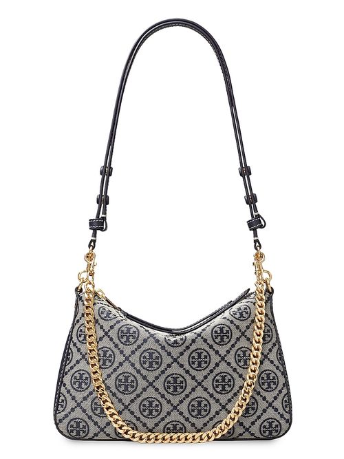 Women's Perry Small Monogram Shoulder Bag - Tory Navy