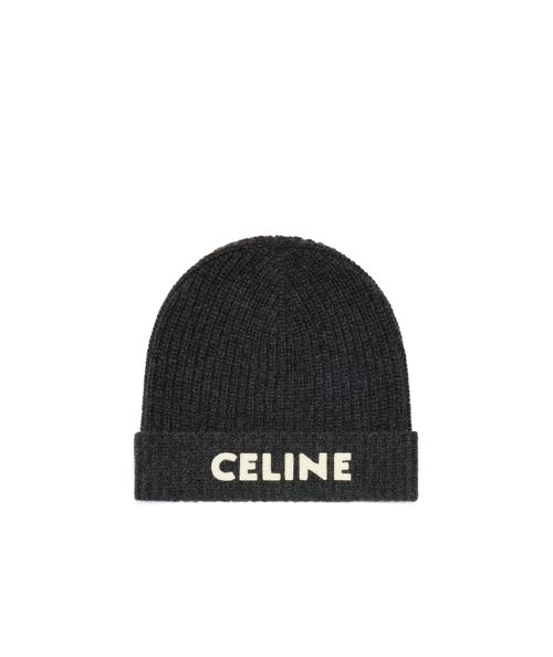 Celine beanie in ribbed wool