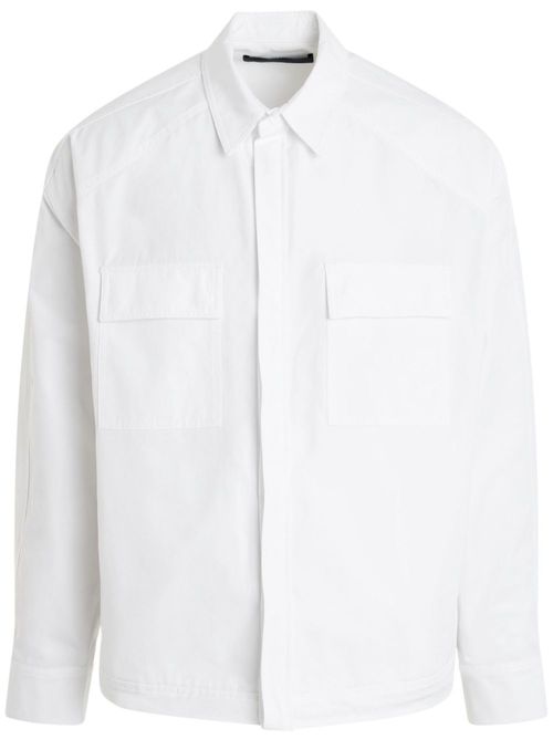 Cargo pockets shirt - White