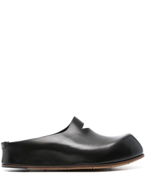El Banero leather slippers - Black