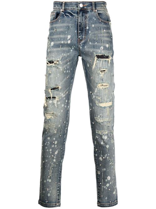 Billy the Kid ripped jeans - Blue