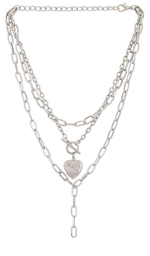Petit moments HALSKETTE HARP in Metallic Silver
