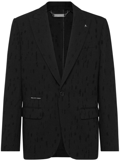Distressed blazer - Black