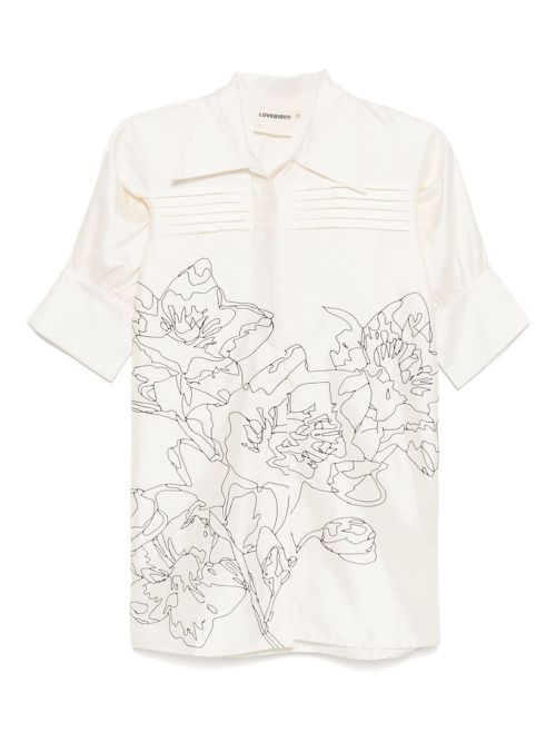 Taffeta shirt - White