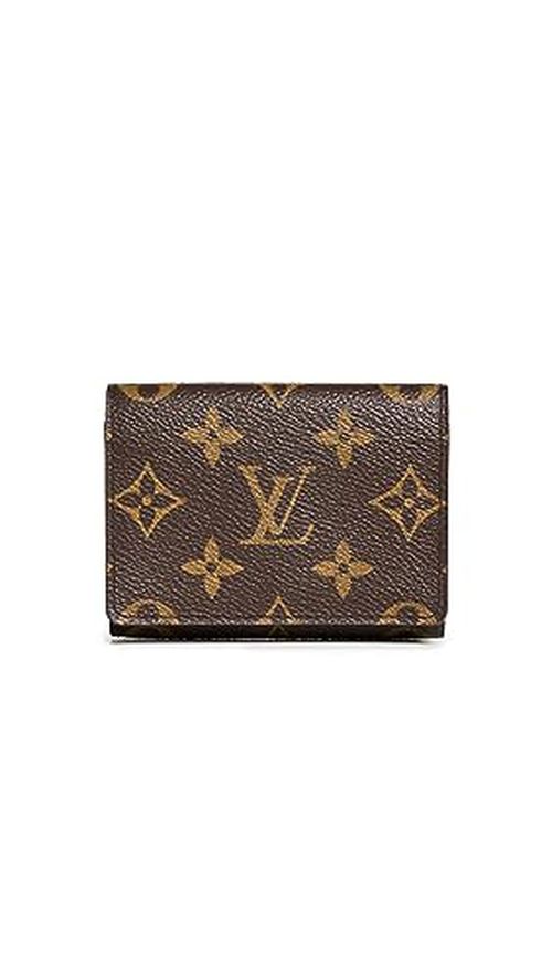 Shopbop Archive Women's Pre-Loved Louis Vuitton Envelope Carte De Visite Wallet, Brown, One Size