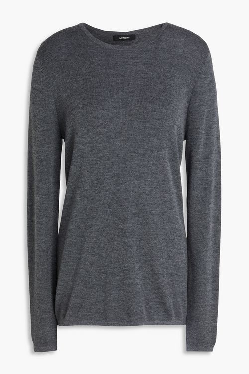 Charlie merino wool sweater - Gray - XL